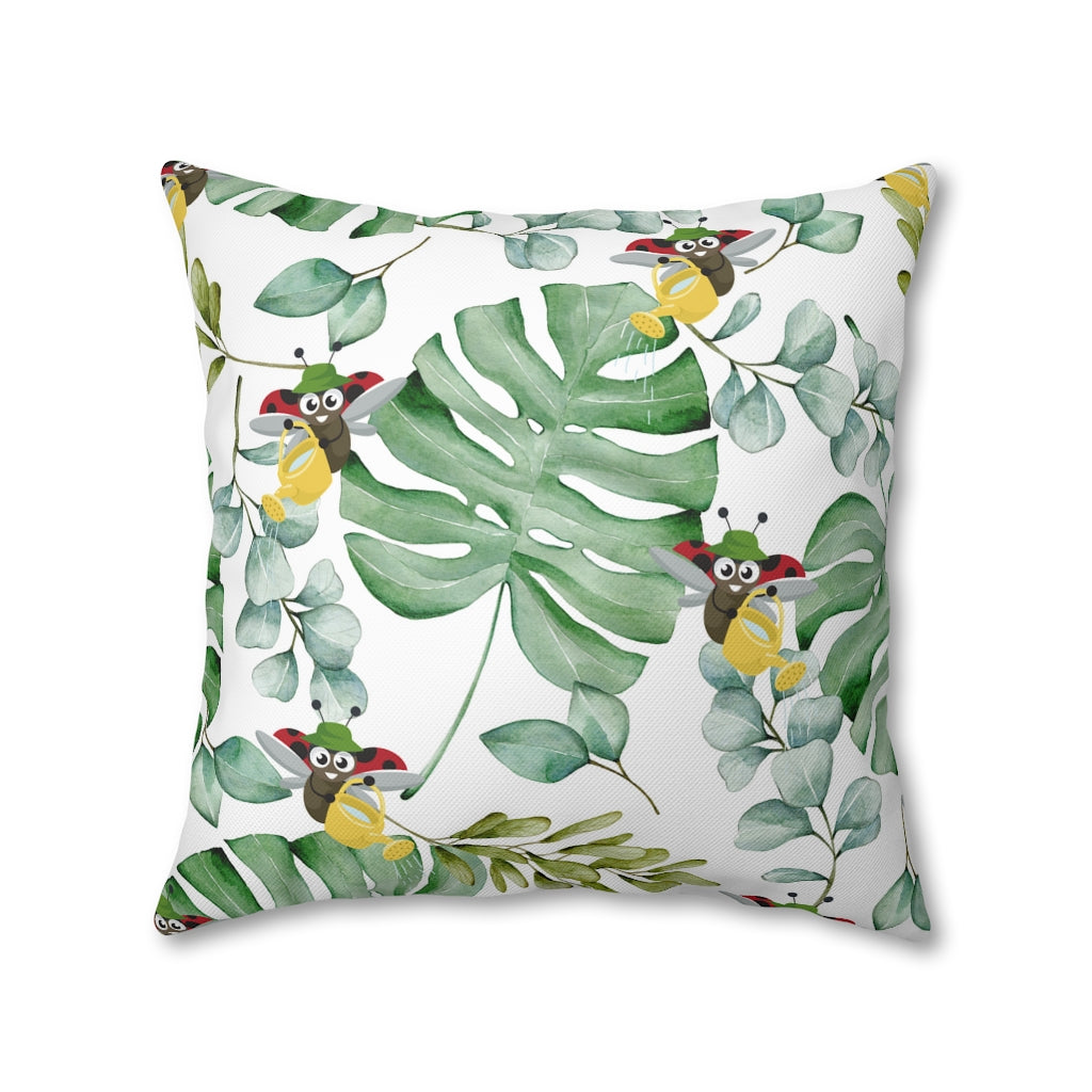 Watering Can Pillow Case - Throw Pillow Cover - Grandmillennial Style