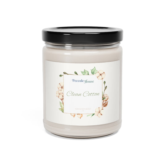 Clean Cotton Scented Soy Candle