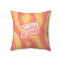 Stay Groovy Pillow Case - Throw Pillow Cover - Grandmillennial Style