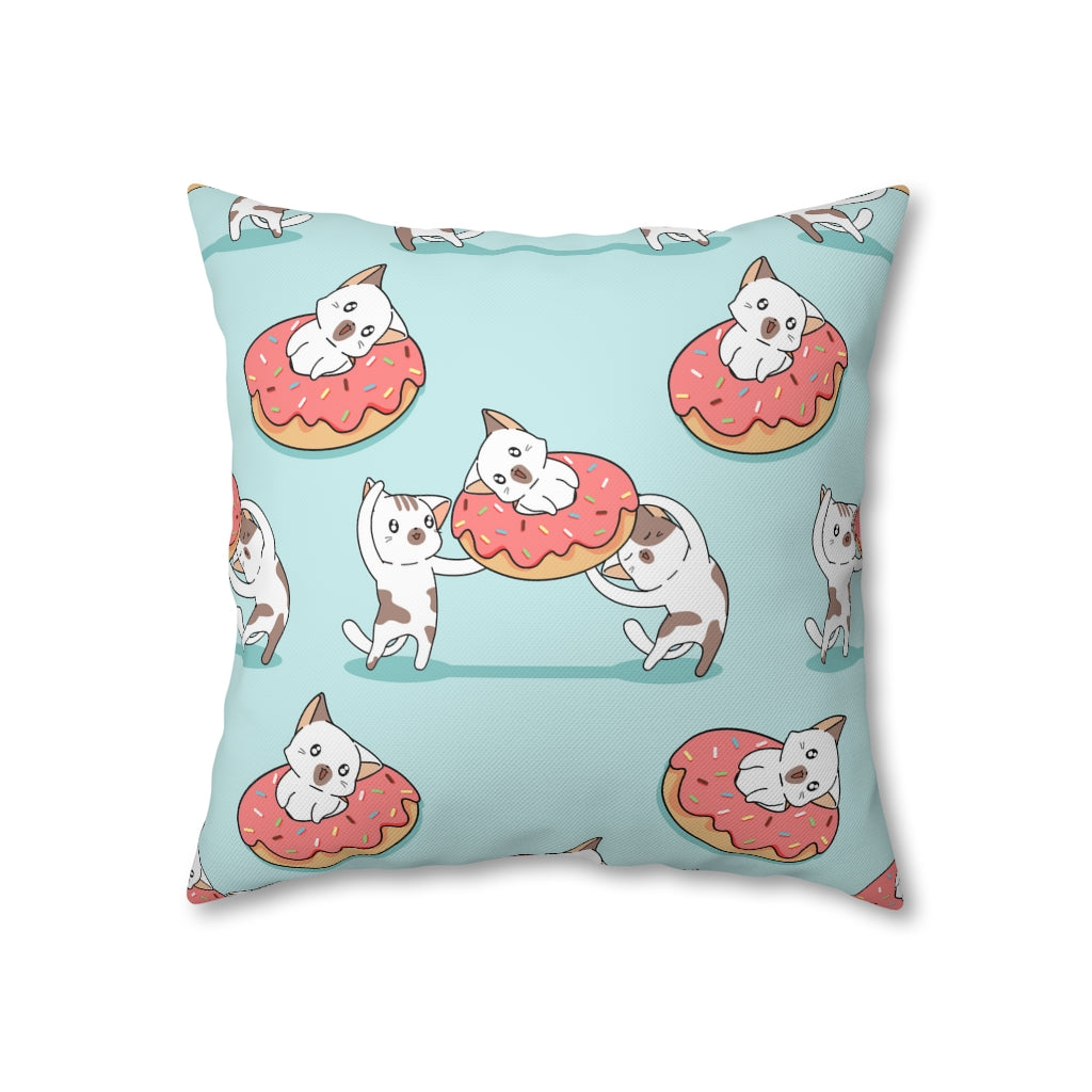 Sweet Kittens Pillow Case - Throw Pillow Cover - Grandmillennial Style