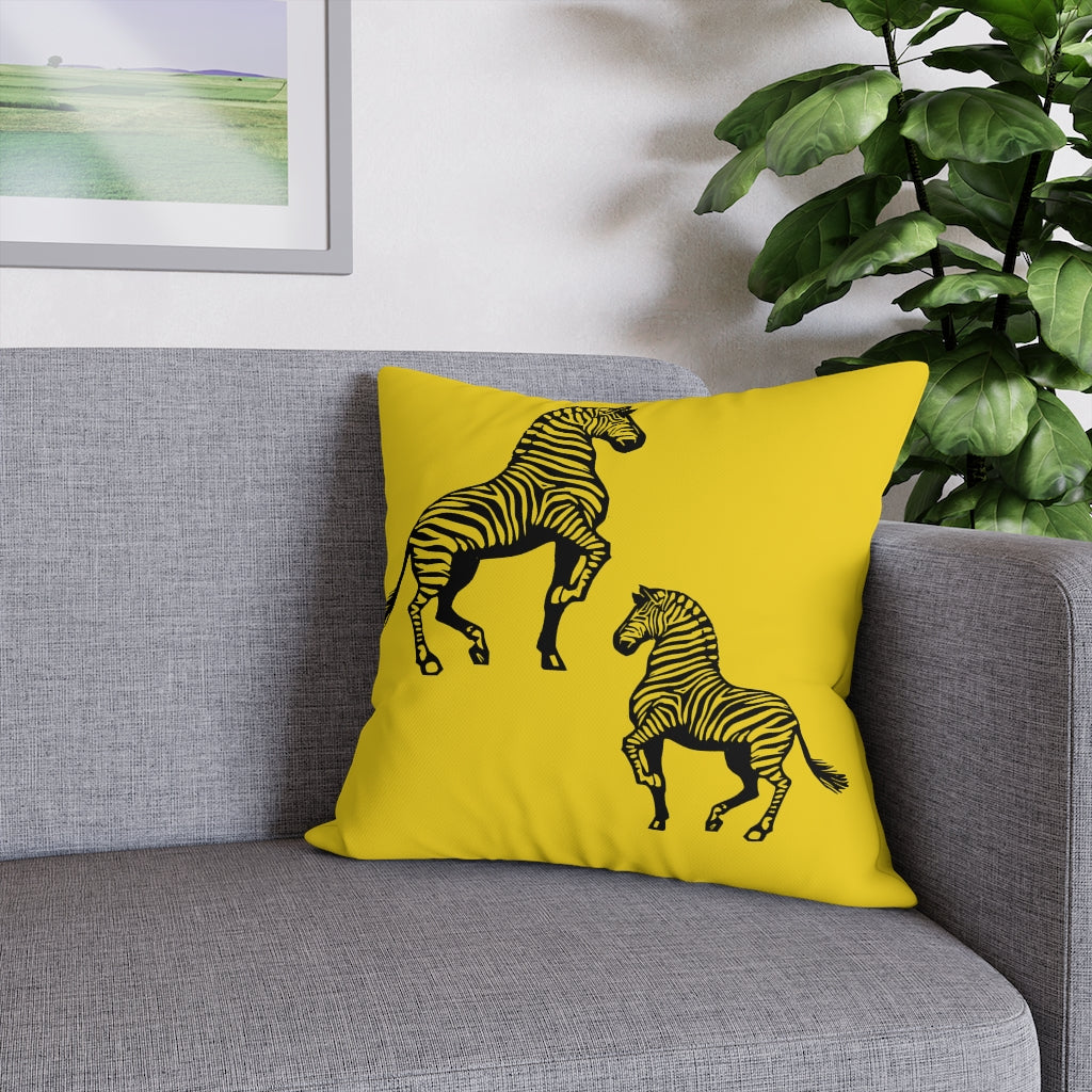 Iconic Zebra Pillow Case - Throw Pillow Cover - Grandmillennial Style