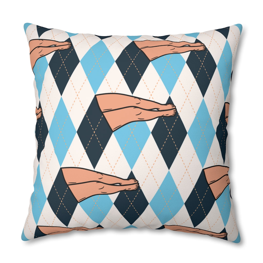 Swimmers Alumni Pillow Case - Throw Pillow Cover - Grandmillennial Style