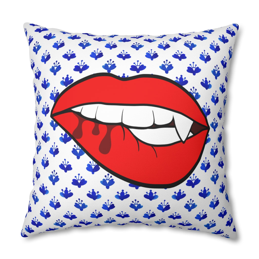 Grandmillennial Vampire Pillow Case - Throw Pillow Cover - Grandmillennial Style