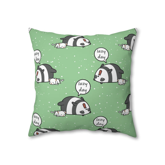 Lazy Day Pillow Case - Throw Pillow Cover - Grandmillennial Style