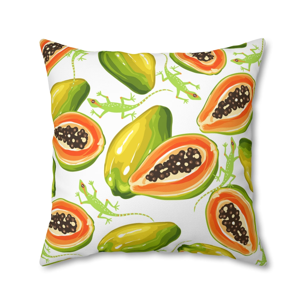 Sweet Lizard Pillow Case - Throw Pillow Cover - Grandmillennial Style