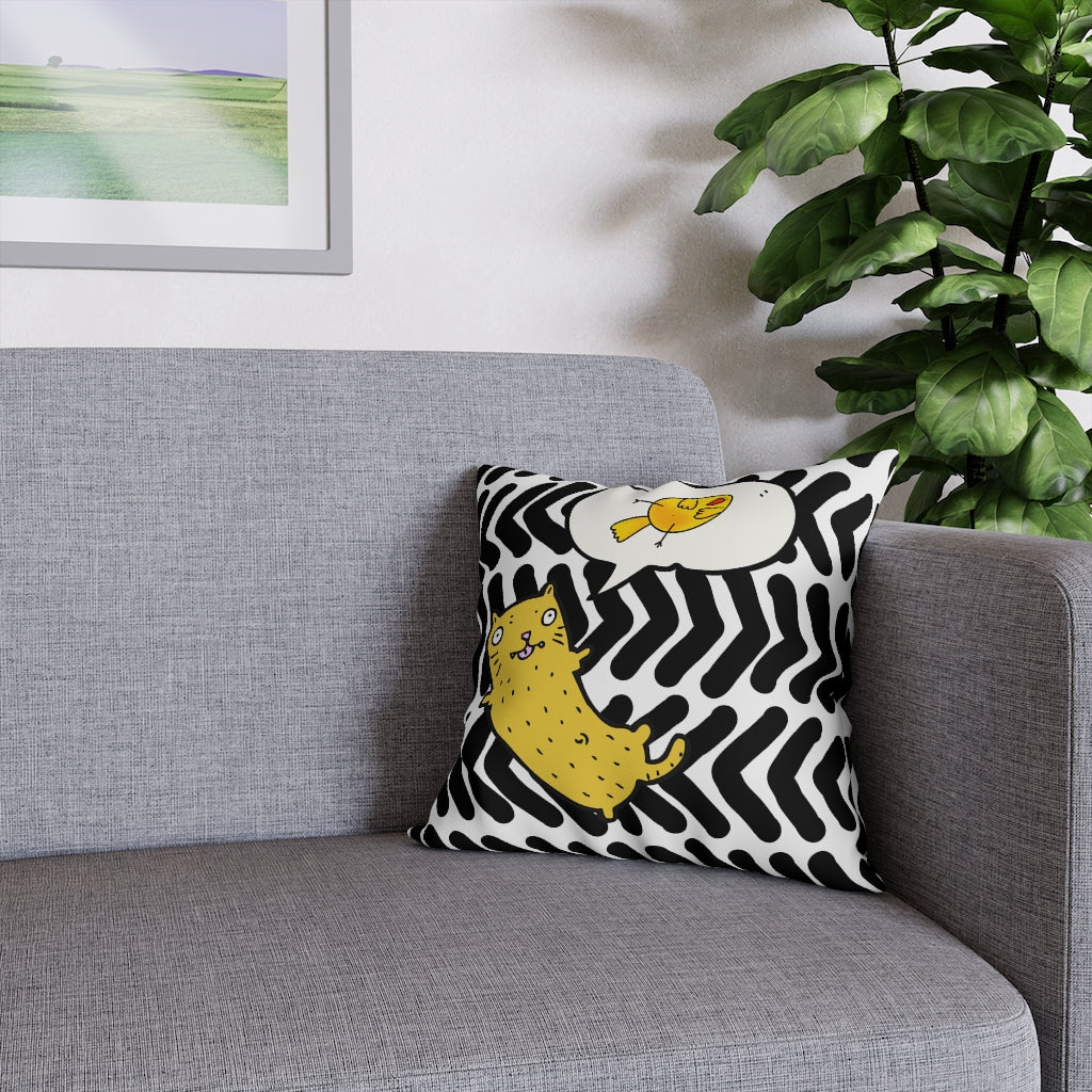 Weird Dreams Pillow Case - Throw Pillow Cover - Grandmillennial Style