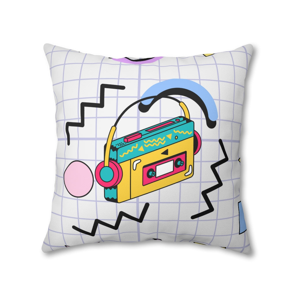 90s Hits Pillow Case - Throw Pillow Cover - Grandmillennial Style