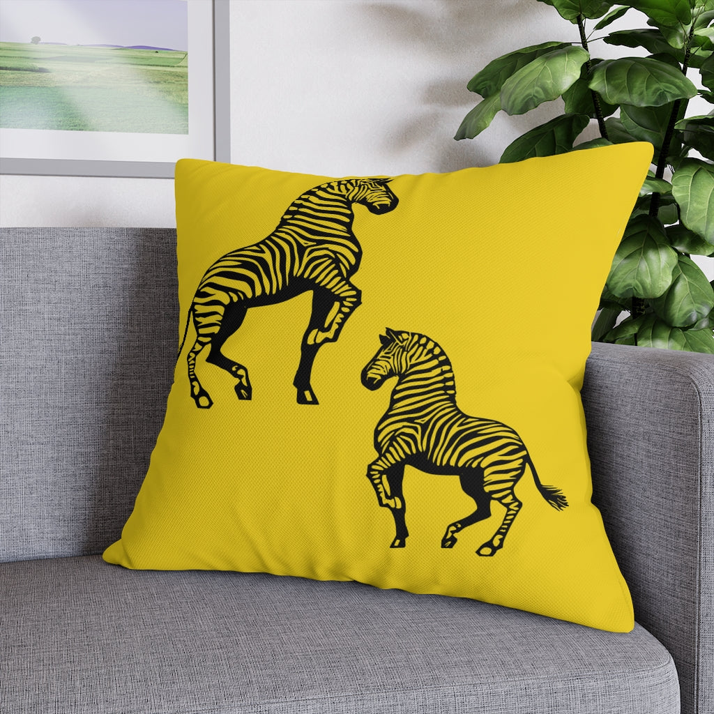 Iconic Zebra Pillow Case - Throw Pillow Cover - Grandmillennial Style