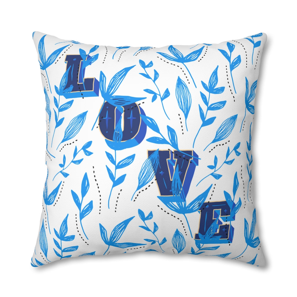 Fields of Love Pillow Case - Throw Pillow Cover - Grandmillennial Style