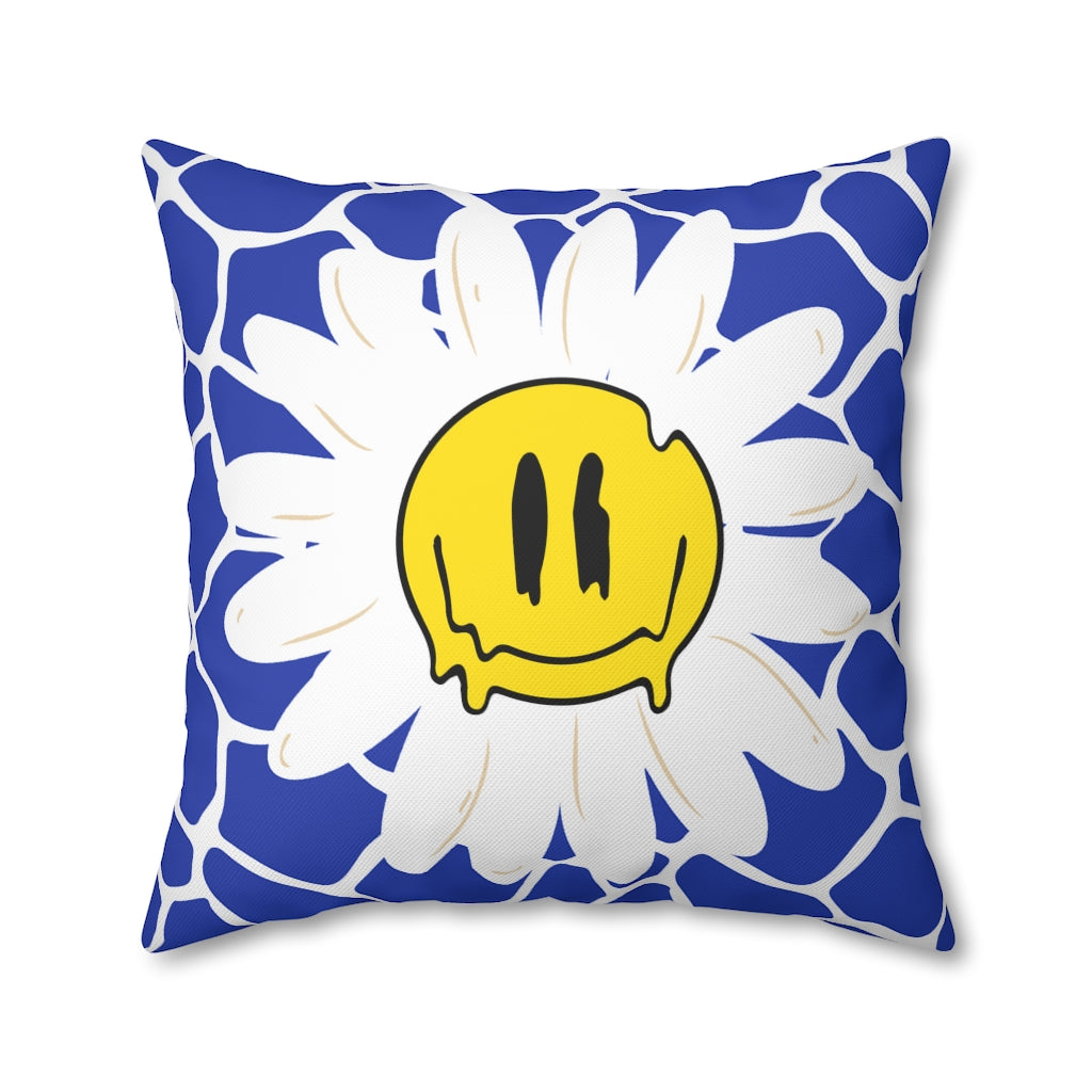 Happy Daisy Pillow Case - Throw Pillow Cover - Grandmillennial Style