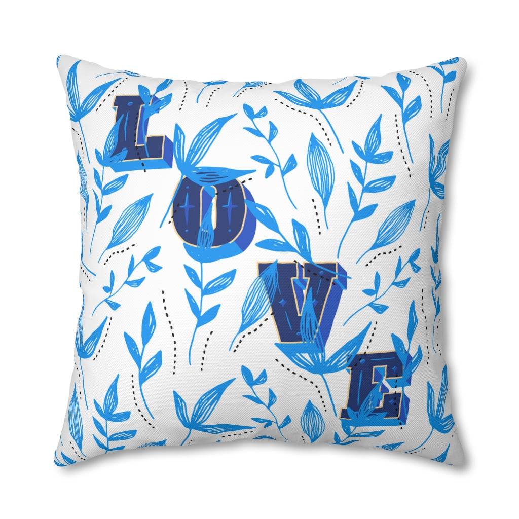 Fields of Love Pillow Case - Throw Pillow Cover - Grandmillennial Style