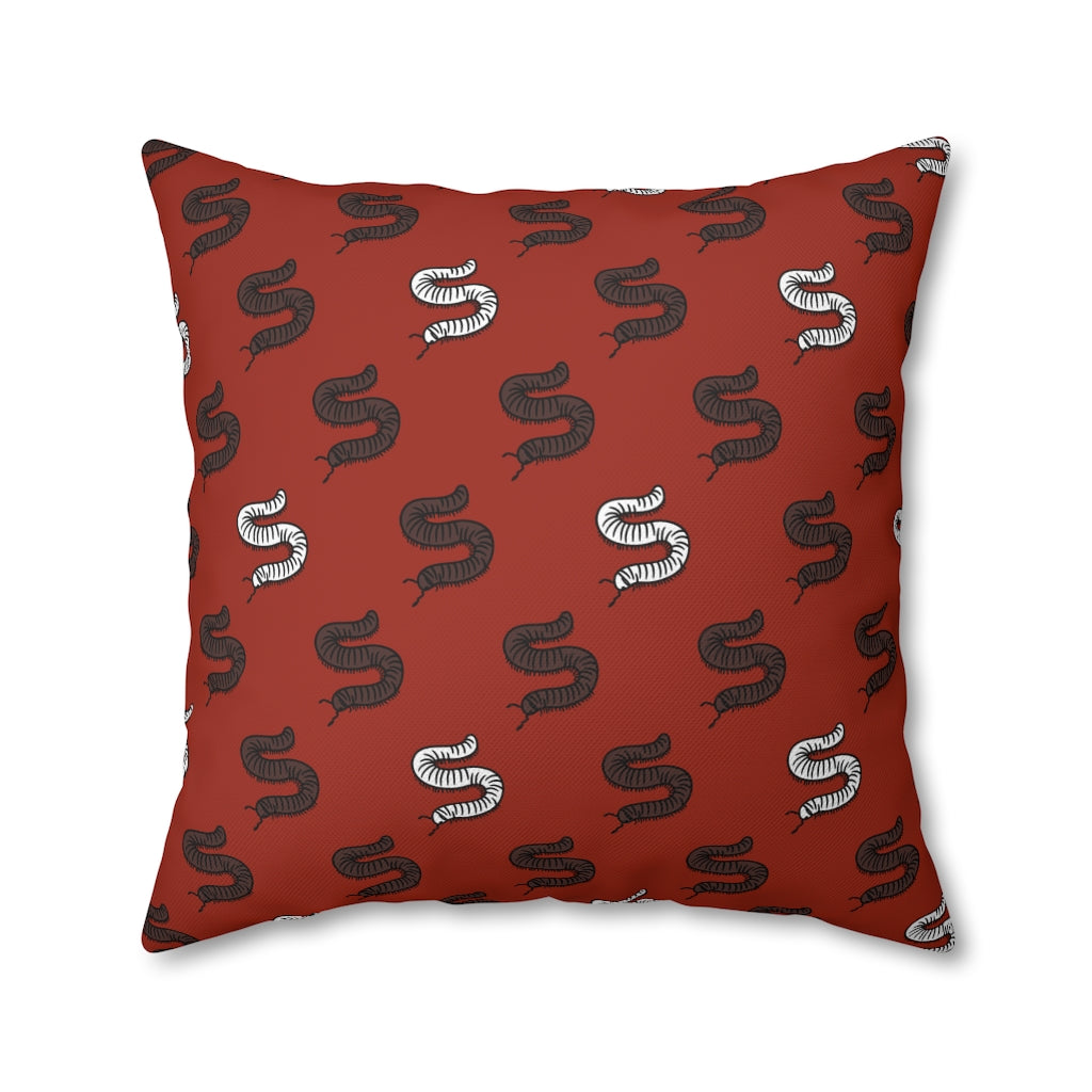 S is for Caterpillar Pillow Case - Throw Pillow Cover - Grandmillennial Style