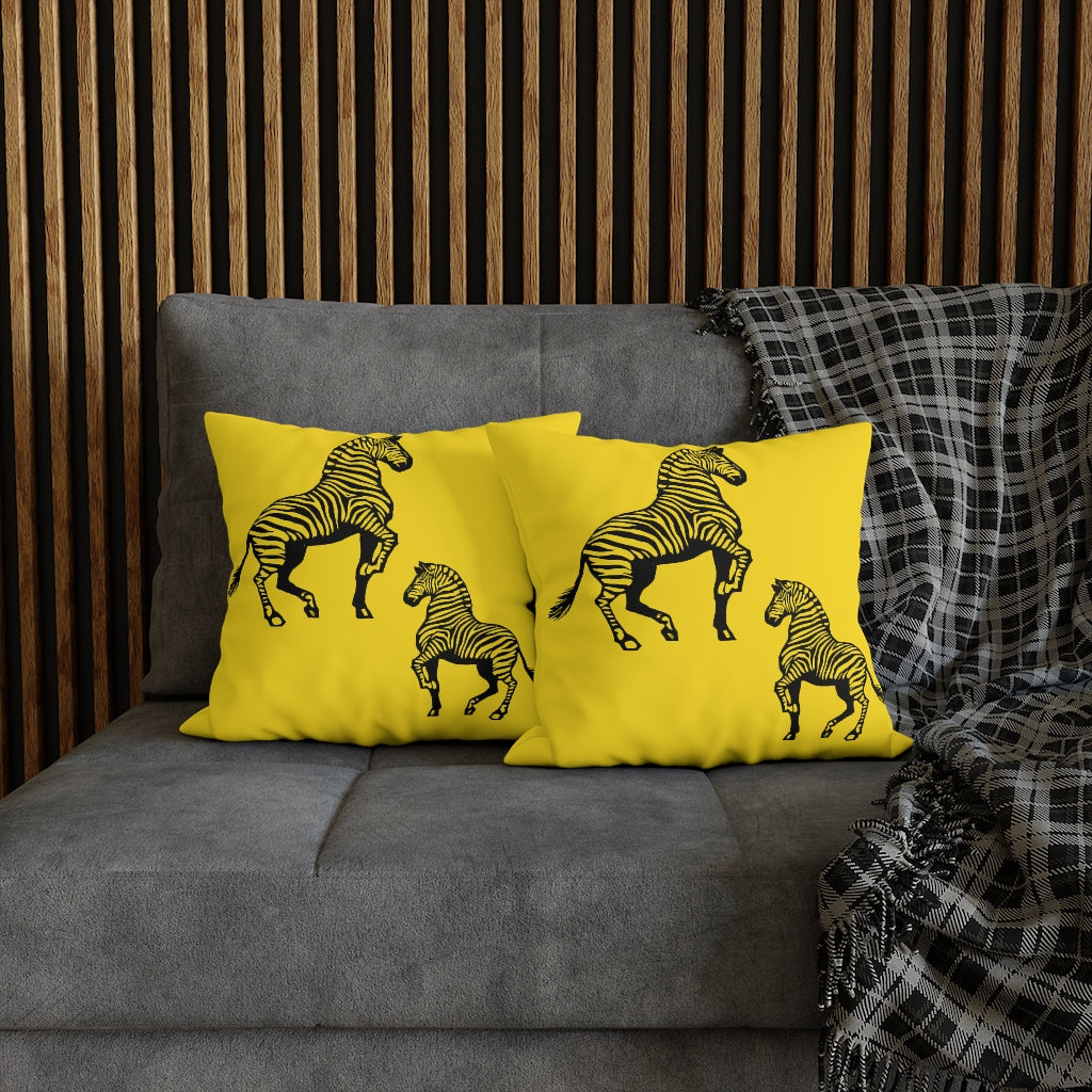 Iconic Zebra Pillow Case - Throw Pillow Cover - Grandmillennial Style